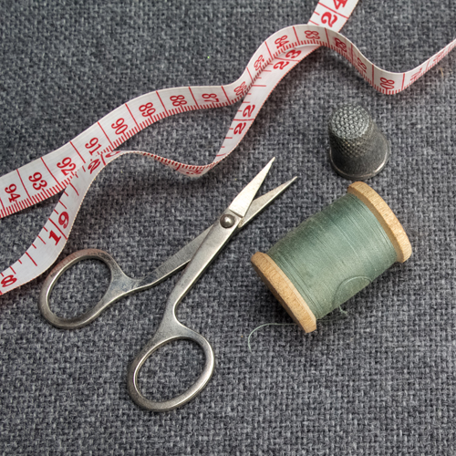 Fabrics, patterns, and sewing notions. East Orange, New Jersey.